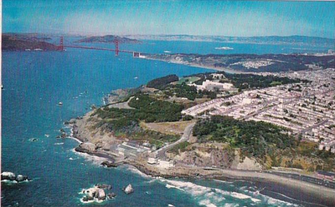 California San Francisco Golden Gate Aerial View