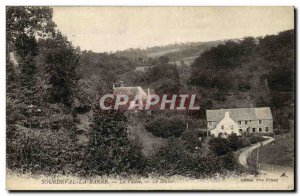 Old Postcard Sourdeval la Barre La Vallee The Rock