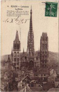 CPA ROUEN - Cathedrale la fleche (154172)