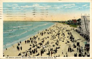 ME - Old Orchard Beach. Looking South from Pier