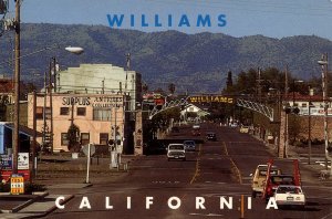 CA - Williams. Street Scene