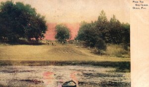 Vintage Postcard 1900's The First Tee of Greater Golf Links Ocala Florida FL