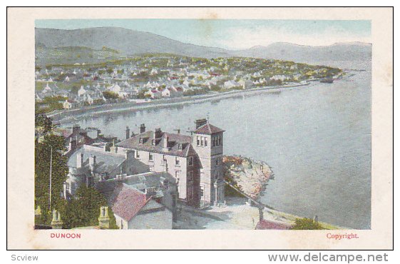 Bird's Eye View, Dunoon, Argyll, Scotland, UK, 1910-1920s