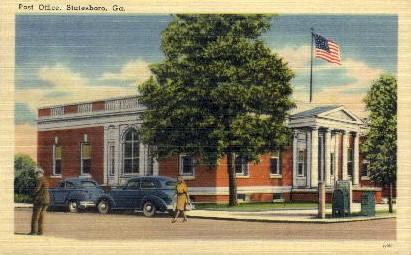 Post Office and Court House Statesboro GA Unused