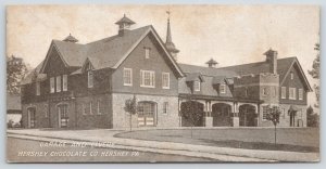 Hershey Pennsylvania~Chocolate Company~Garage & Livery~c1910 Candy Bar Postcard