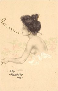 Artist Signed Raphael Kirchner (AUS) Marque L-E 49 Artist Signed unused 