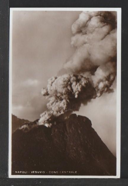 Eruption,Vesuvius,Naples,Italy Postcard 