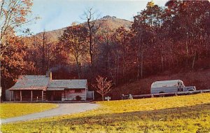 Bus Station at Peaks of Otter Bedford, VA, USA Bus Unused 