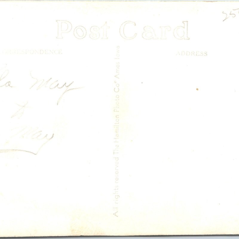 c1950s Sigourney, IA RPPC United Methodist Church Real Photo Postcard A109