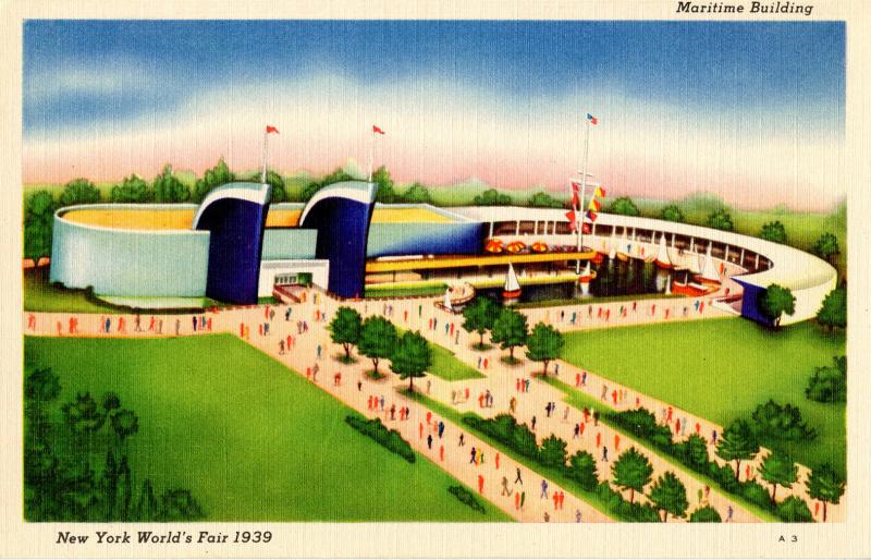 NY - 1939 New York World's Fair. Maritime Building