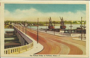 The Portland Bridge At Portland, Maine