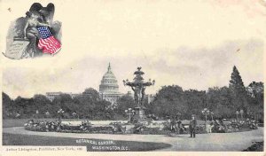 US Capitol Botanical Garden Washington DC 1905c postcard