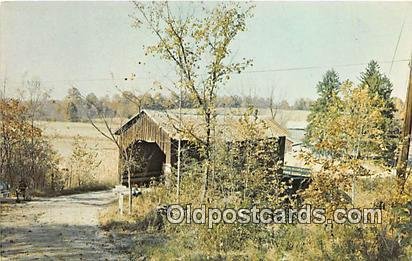 Covered Bridge Nashville, IN, USA Unused 