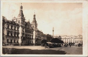 Czech Republic Pardubice Perštýnovo Namesti Vintage RPPC C069