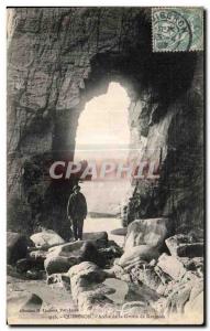 Postcard Old St Quiberon Arehe the Cave of Kergroix