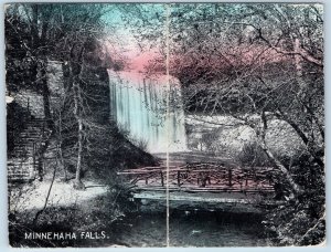 Minneapolis Minnesota MN Postcard Minehaha Falls Waterfall c1910's Antique