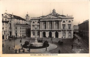 Lot 38 portugal lisbon lisboa real photo the largo do municipio