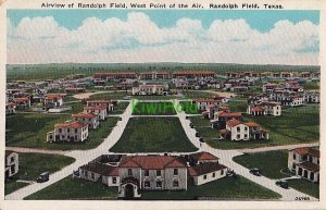 Postcard Airview Randolph Field Texas TX