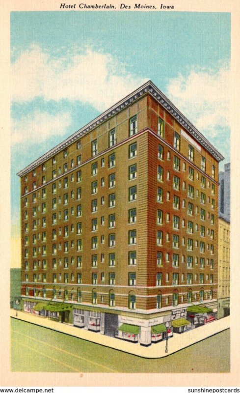 Iowa Des Moines Hotel Chamberlain