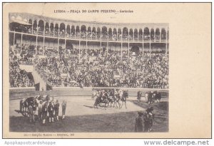 Norway Lisboa Praca Do Campo Pequeno Cortezias Bullfighters Entering On Horse...