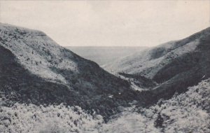 New York Haines Falls View Of The Katerskill Clove And The Berkshires From Le...