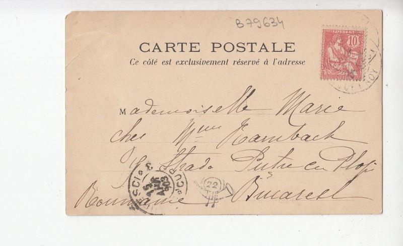 B79634 paris hotel de cluny france  front/back image