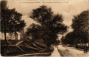 CPA Les Promenades de DIJON - Vers la Fontaines des Suisses (115488)