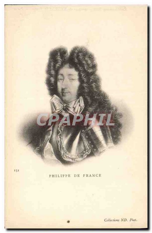 Old Postcard Philippe of France