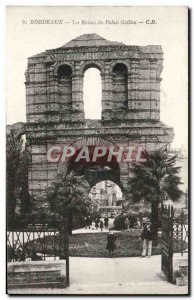 Old Postcard Ruins of Bordeaux Palais Gallien