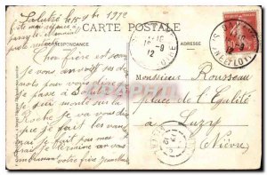 Old Postcard The Illustrious Macon Solutre Rock