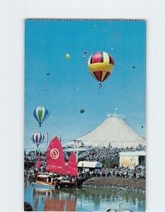 Postcard Hot Air Balloons Official Expo '74 World's Fair Spokane Washington USA