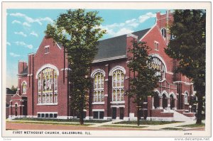 First Methodist Church, Galesburg, Illinois, 1910-1920s