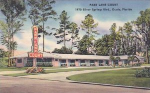 Florida Ocala Park Lane Court 1955