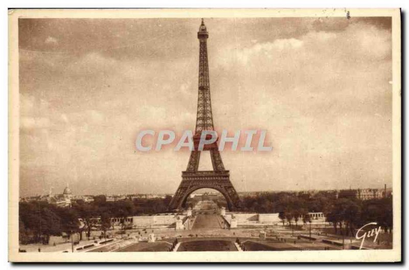 Old Postcard Paris And Its Wonders the Eiffel Tower