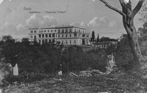 B239 Greece 1910 Corfu Corfou Achilleion Imperial Palace vintage postcard
