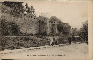 CPA ROYE Les Fortifications Toue St-Laurent (19396)