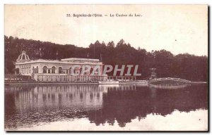 Postcard Old Cars of I Orne Lake Casino