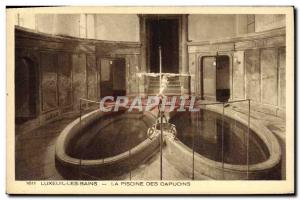 Old Postcard Luxeuil Les Bains Pool Des Capucins