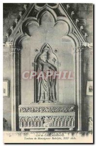 Old Postcard Cite Carcassonne Tomb of Archbishop Radulpbe