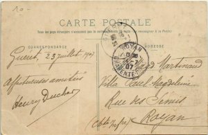 CPA CROZANT Ruines Generales de Crozant (1144413)