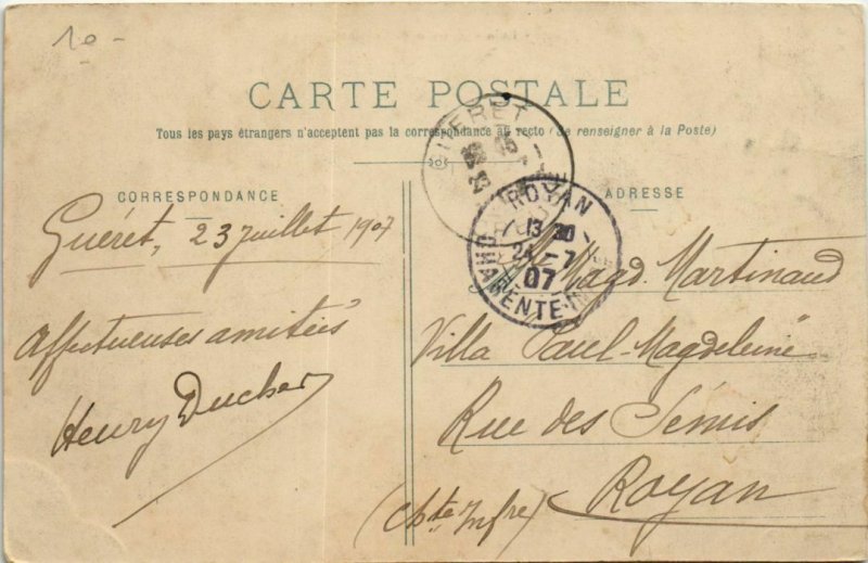 CPA CROZANT Ruines Generales de Crozant (1144413)