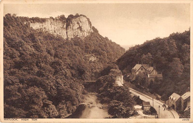 uk18343 high tor matlock  real photo  uk