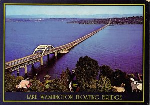 Lake Washington Floating Bridge Lake Washington Floating Bridge, Seattle, Was...