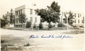 Postcard RPPC View of  Hospital in Conrad, MT.      P5