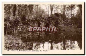 Old Postcard Park Rambouillet From The Cave Of Lovers