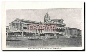 Old Postcard Buenos Aires Argentine Hippodrome Horse Equestrian