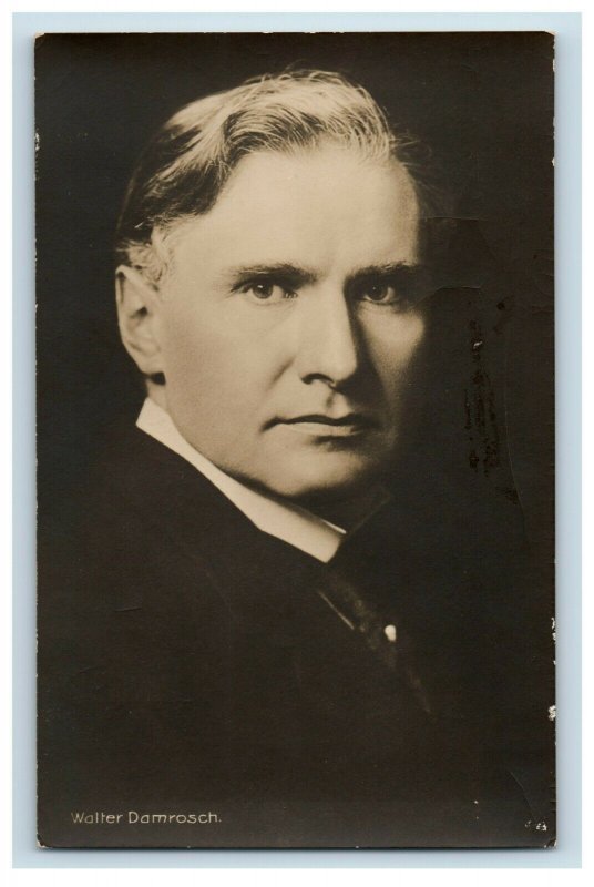 C. 1905 RPPC Actor Walter Damrosch Postcard F30