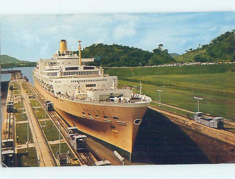 Pre-1980 NAMED BOAT Panama Canal - Colon & Gamboa & Panama City Panama hp8083