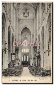 Old Postcard Gisors L & # 39eglise