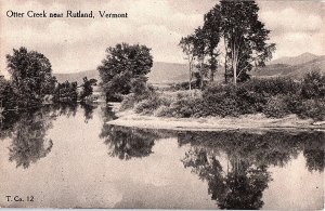 Postcard NATURE SCENE Rutland Vermont VT AI2985